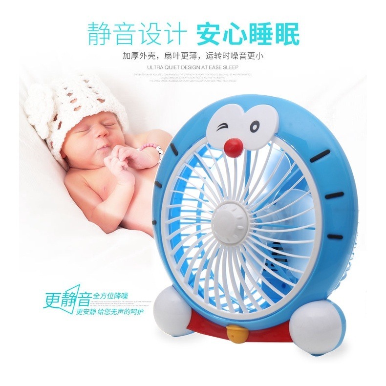 Kipas ANgin duduk Karakter/ kipas angin kencang/Kipas Angin doraemon