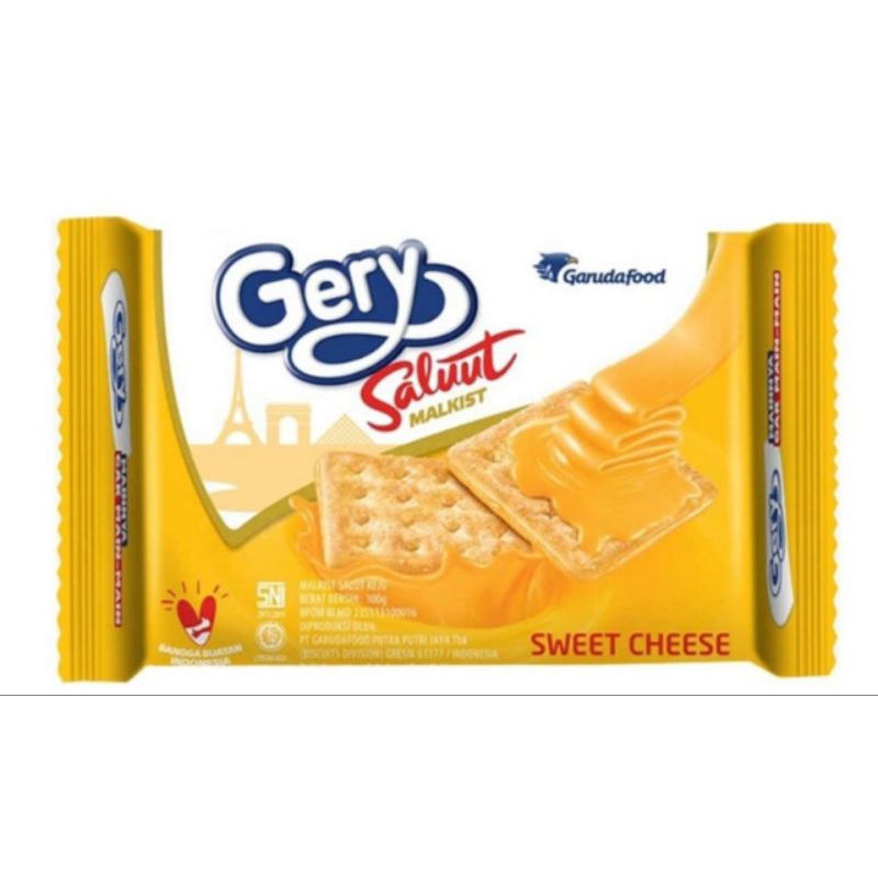 

Gery Saluut Malkist Sweet Cheese 100g