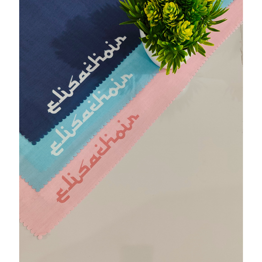 ELISACHOIR HIJAB BIRU MUDA,BIRU NAVY VOAL