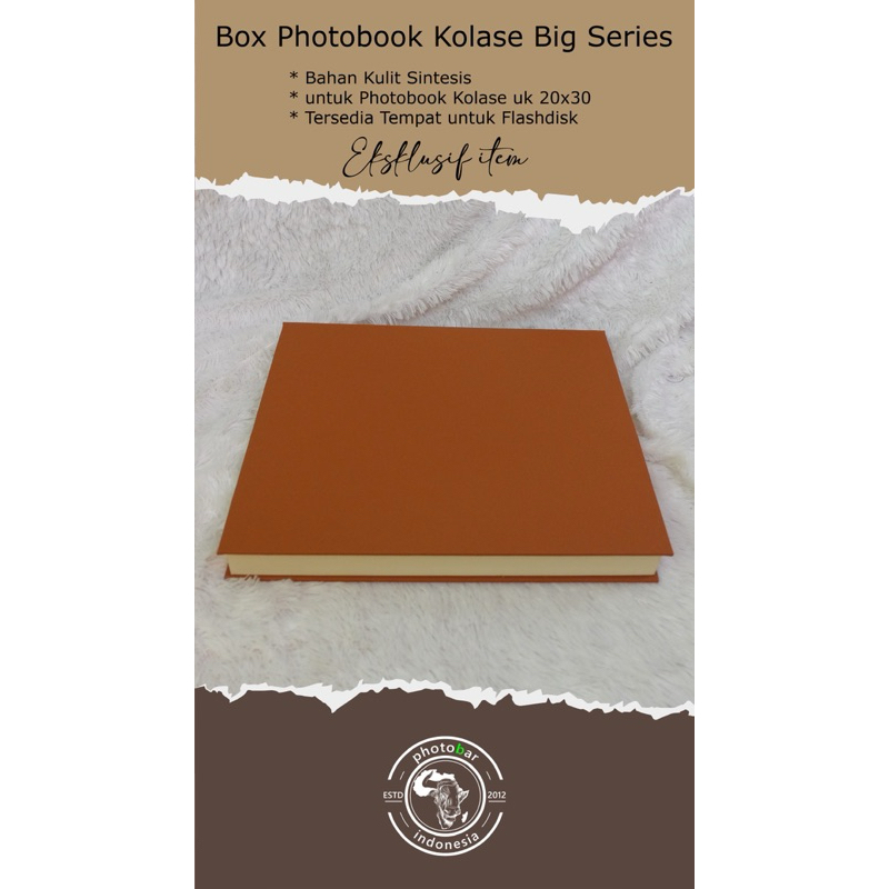 Album Foto Box Big Photobook Kolase Magazine 20x30