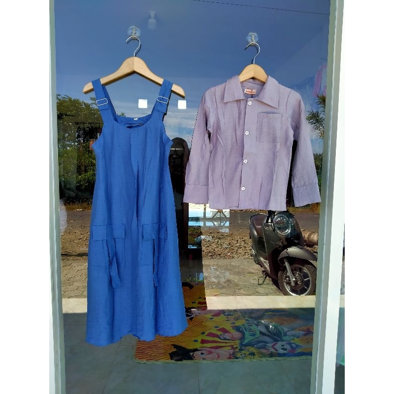 GAMIS OVERALL 2IN1 WATERMELON KK490 GAMIS ANAK PEREMPUAN KOREAN STYLE MURAH BAGUS CANTIK NYAMAN OVER