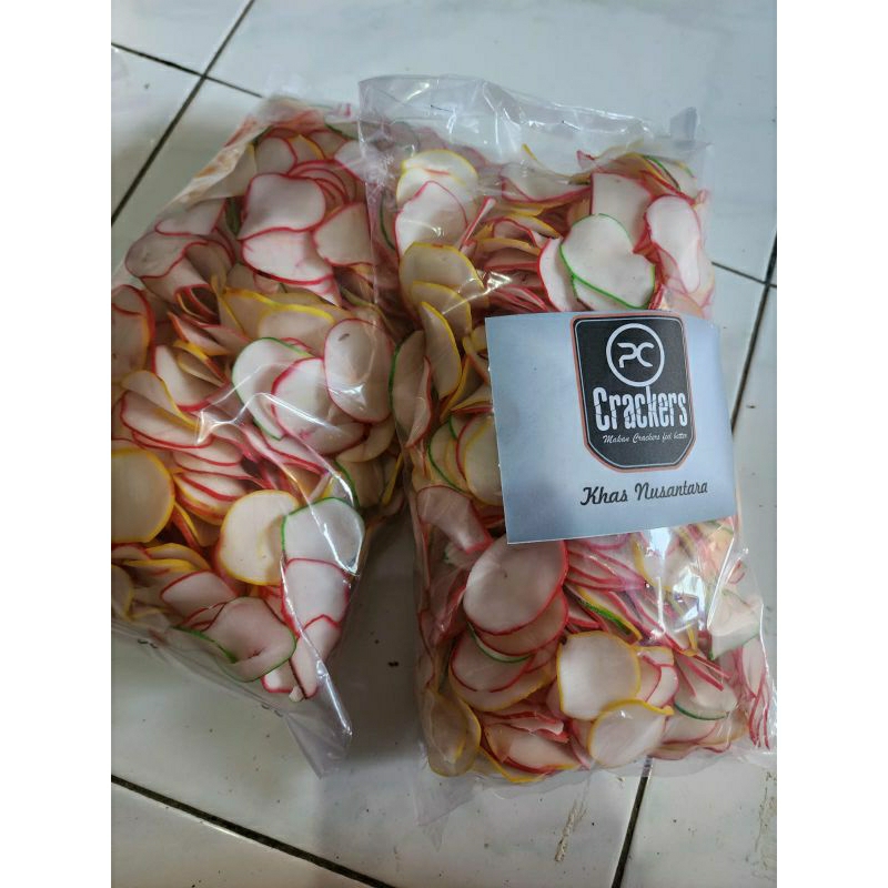 

kerupuk bawang warna warni 500gr