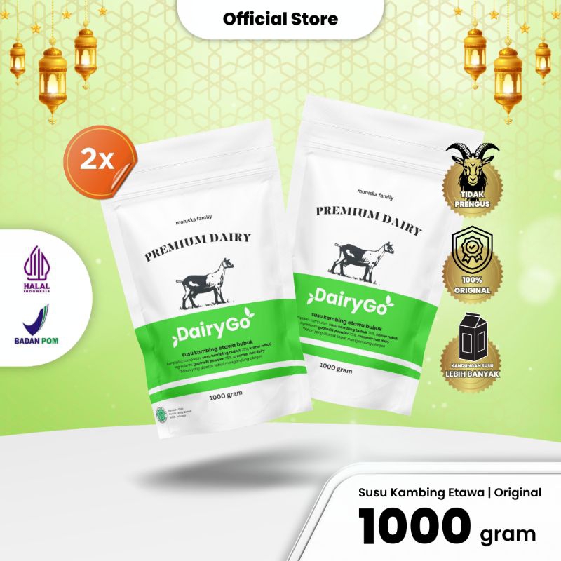 

2X DairyGo Susu Kambing Etawa Premium Original 1 kg