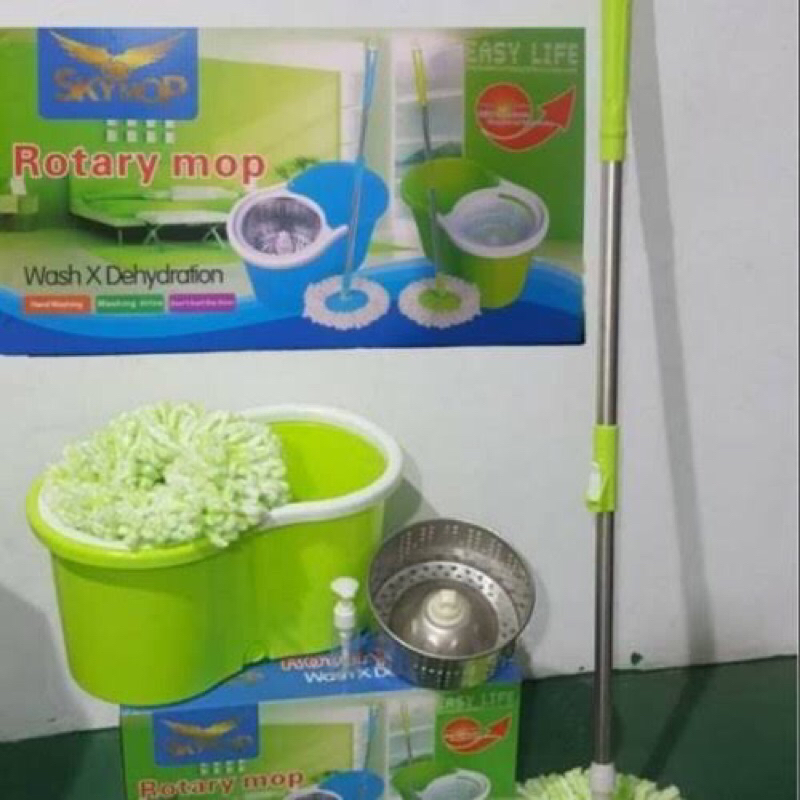 ALAT PEL LANTAI SET / ROTARY MOP / PEL MOP