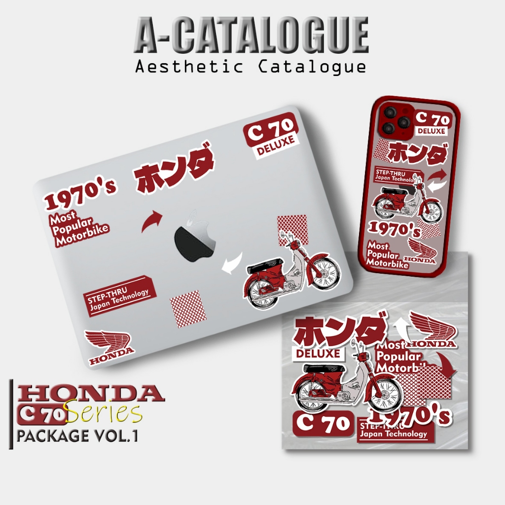 

Sticker Aesthetic Waterprooft Case Handphone Laptop Helm Hypebeast Vibes Street Clasic || C