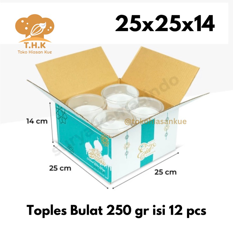 

Box Parcel Hampers Sembako Tango Biskuit Toples Lebaran Idul Fitri TOSCA 25x25x14 cm