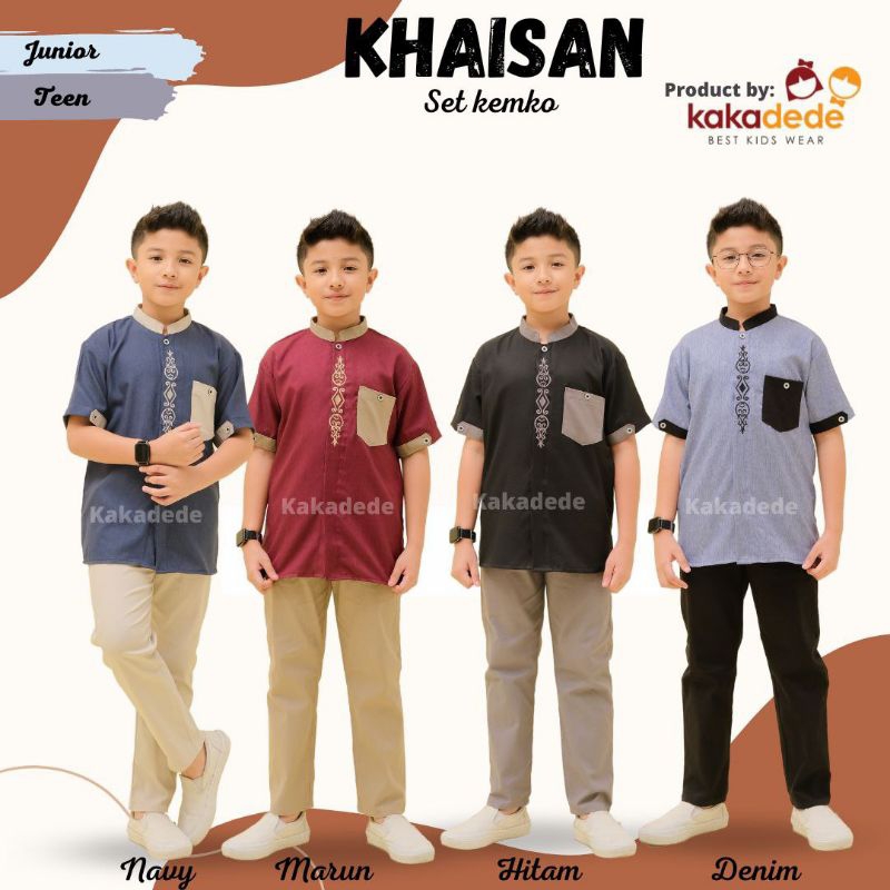 KHAISAN SET KEMKO/SET KOKO ANAK/SET KEMKO ANAK/KEMKO ANAK