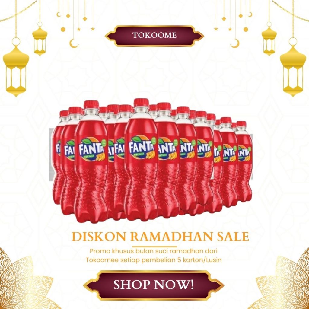 

Fanta Original Minuman Soda [390ml/isi 12 botol]