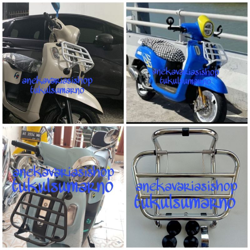 Front Rack Fazzio / Rack Depan Fazzio  / aksesoris motor