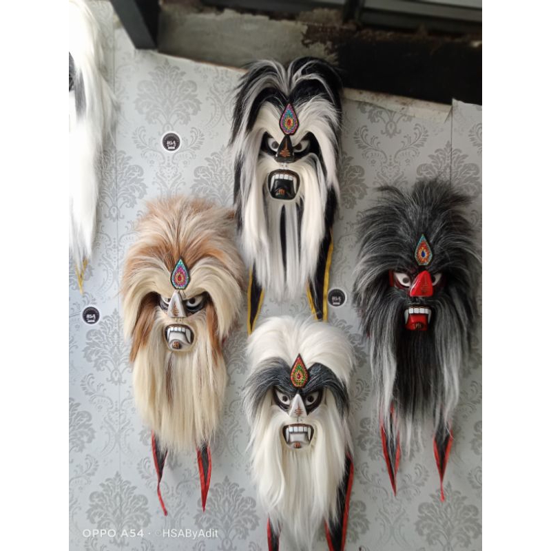 Topeng ganongan murah bujang ganong keren murah terbaru