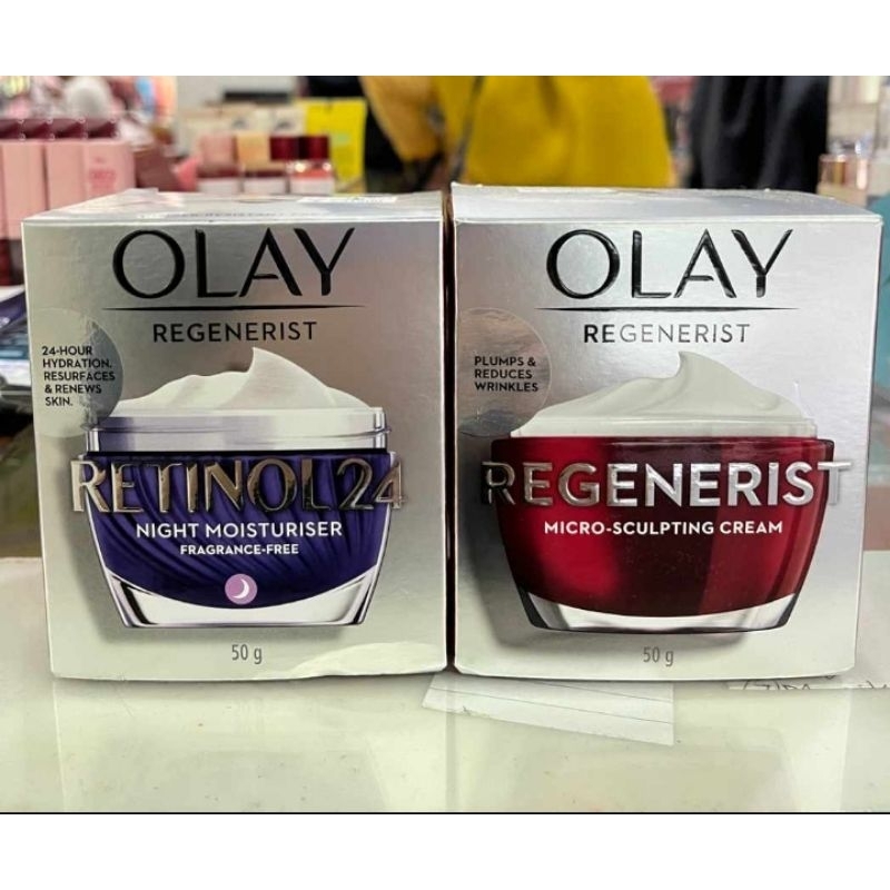 Olay Regenerist Micro-sclupting Day 50g + Retinol Night 50g