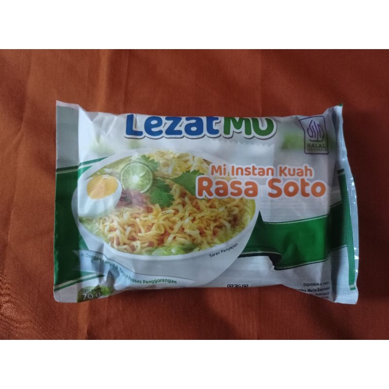 

Mi Instan kuah LezatMu rasa Soto