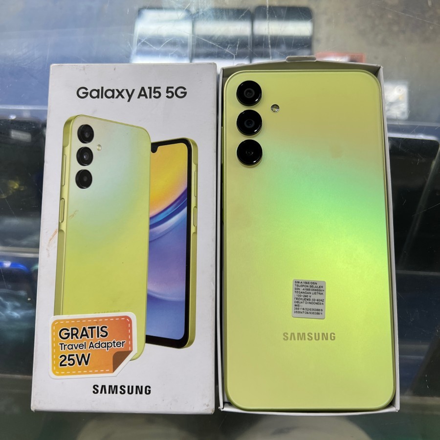 SAMSUNG GALAXY A15 5G 8/256 GB SECOND FULLSET GARANSI