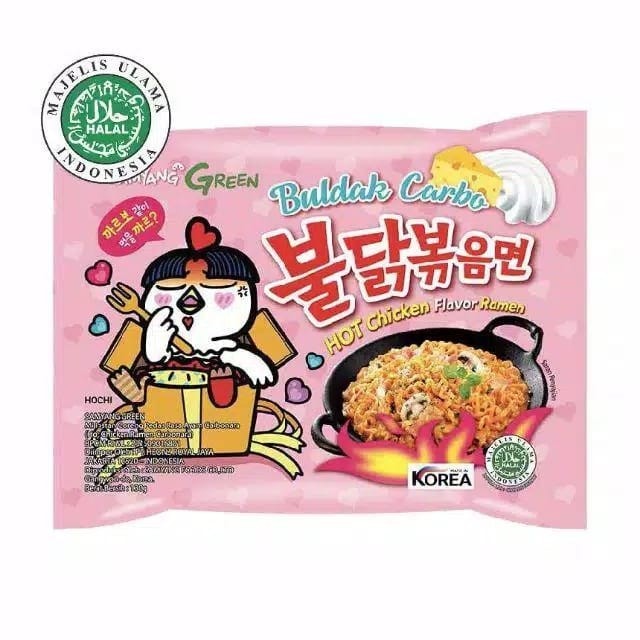 

Samyang Hot Chicken Ramen Carbonara/Mi InstanGorengRasaAyam Carbo130gr