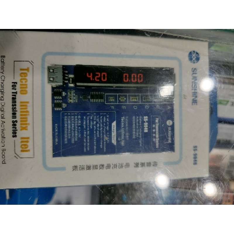 Alat Cas batre Infinix Tecno itel sunshine tembak batre