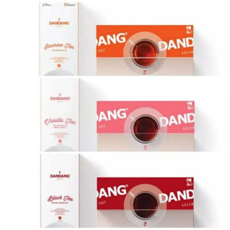 

Teh Dandang Teh Celup Dandang Box Black Tea, Vanilla, Jasmine 2gr x 25 pcs