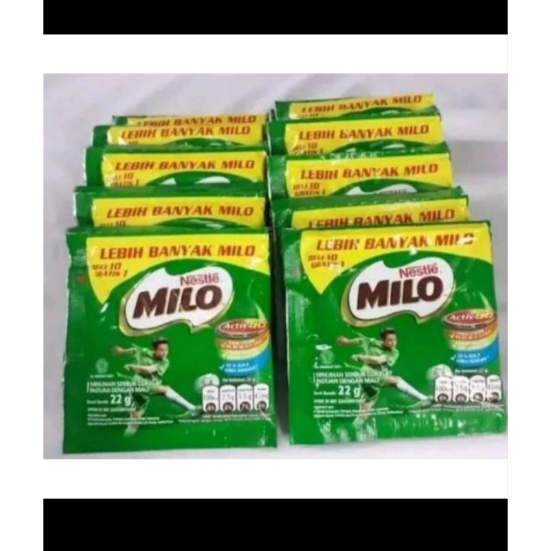 

milo 1renteng isi 11 sachet