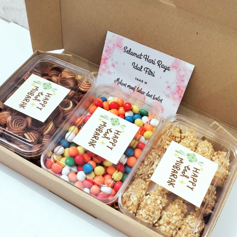 

HAMPERS LEBARAN • SET HAMPERS KUE LEBARAN 3 TOPLES 450ML