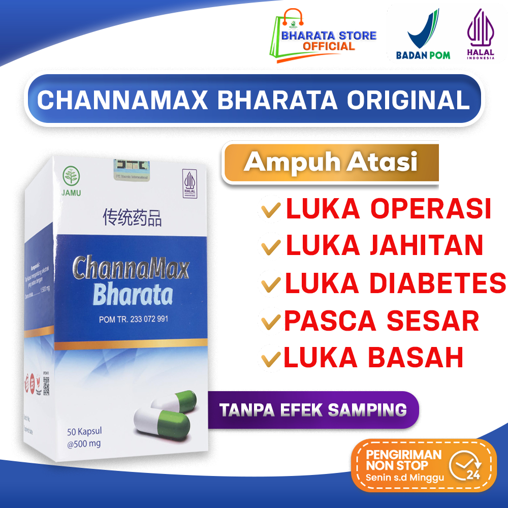 Channamax Kapsul Ikan Kutuk Mempercepat Proses Peyembuhan Luka Jahitan Pasca Operasi Caesar & Melahi