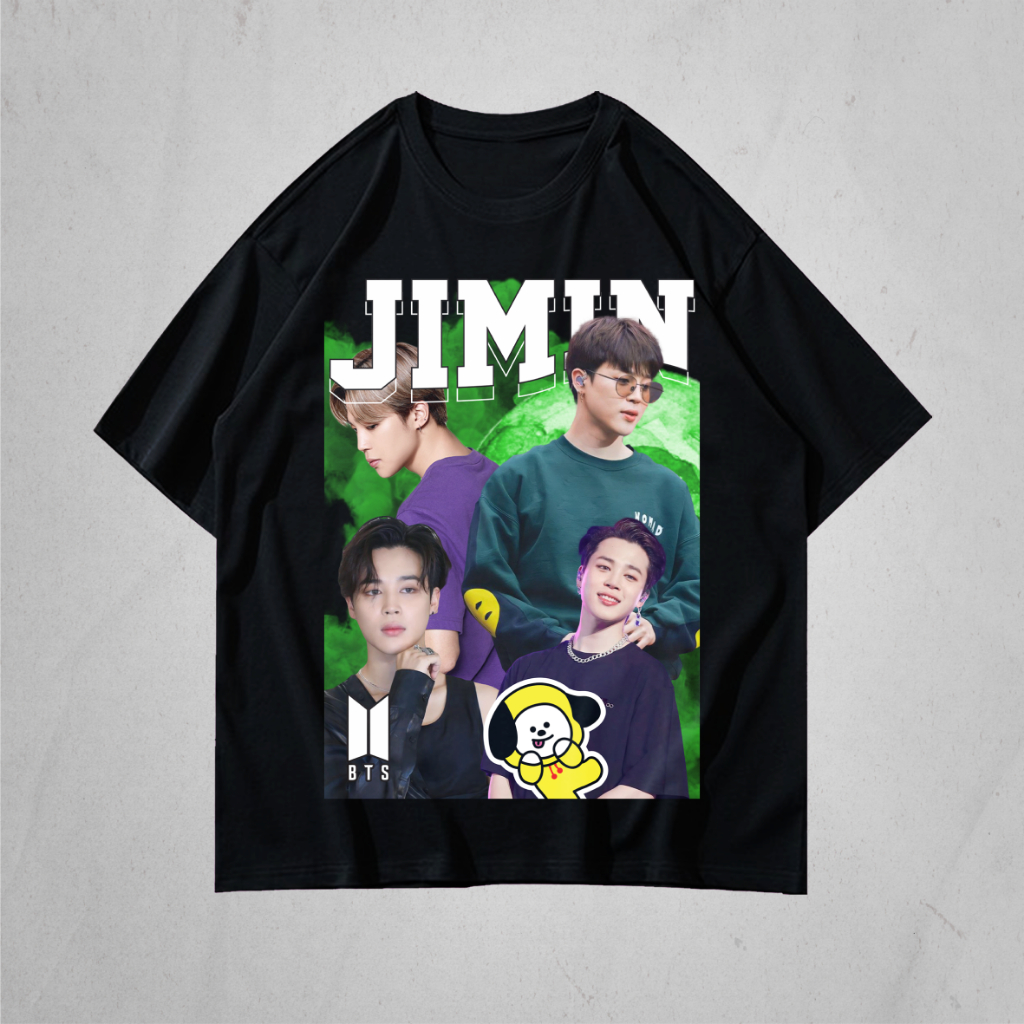 KAOS OVERSIZE BTS - HITAM