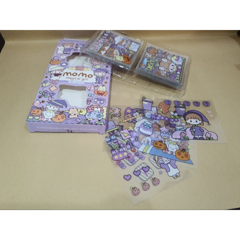 

stiker motif momo stiker lucu harga per 10 lembar