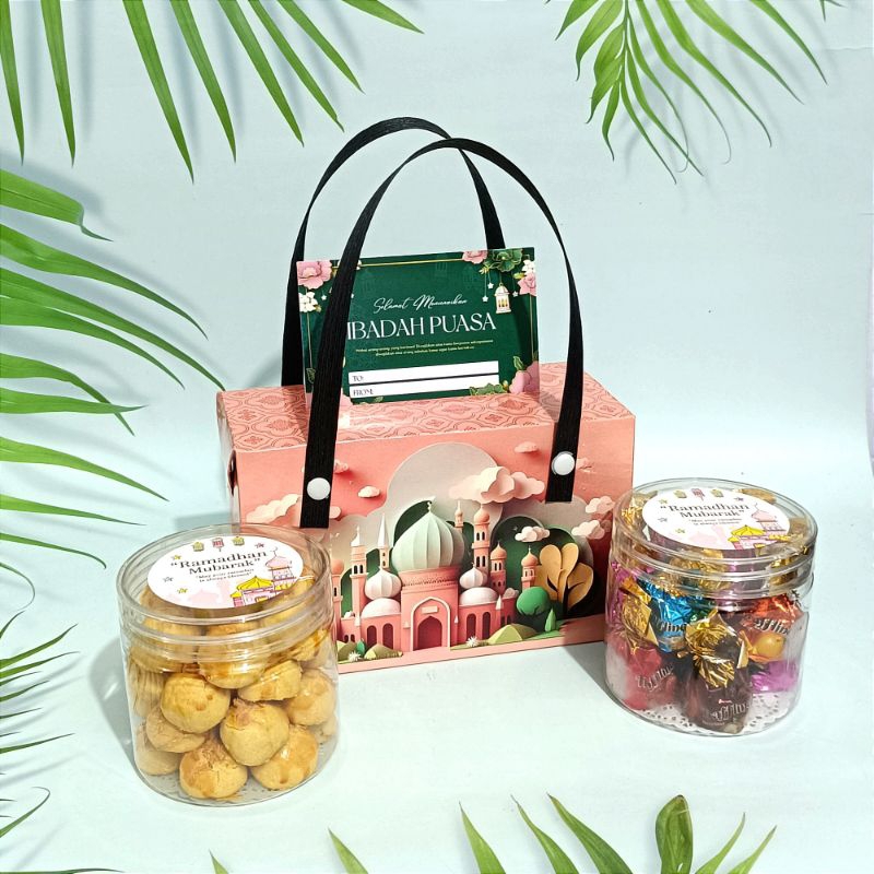 

hampers lebaran 2 toples 500ml