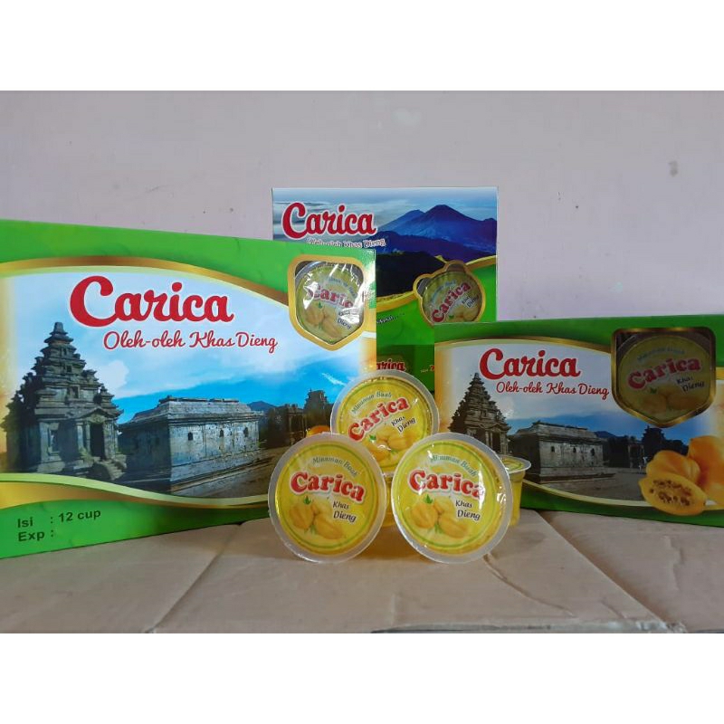 

carica khas dieng gardus isi 12 cup/khas wonosobo/manisan carica