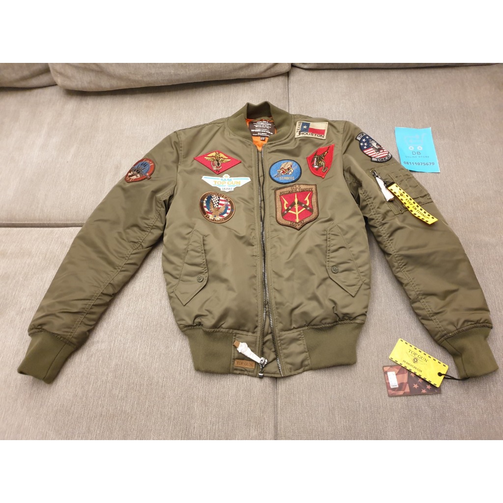 jaket top gun ma-1 ma 1 USA patent