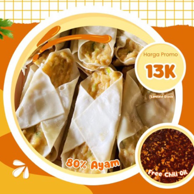 

Pangsit Ayam Frozen Food - Pangsit ayam pedas - Pangsit Ayam frozen