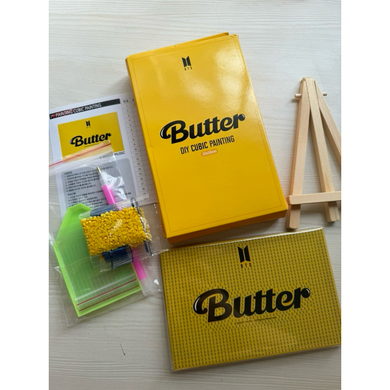 [READY] BUTTER CUBIC PAINTING - official merch BTS