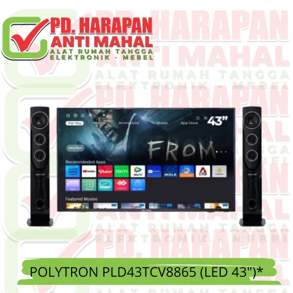 POLYTRON PLD43TCV8865 (LED 43")*/LED POLYTRON/POLYTRON 43 INCH/SMART TV