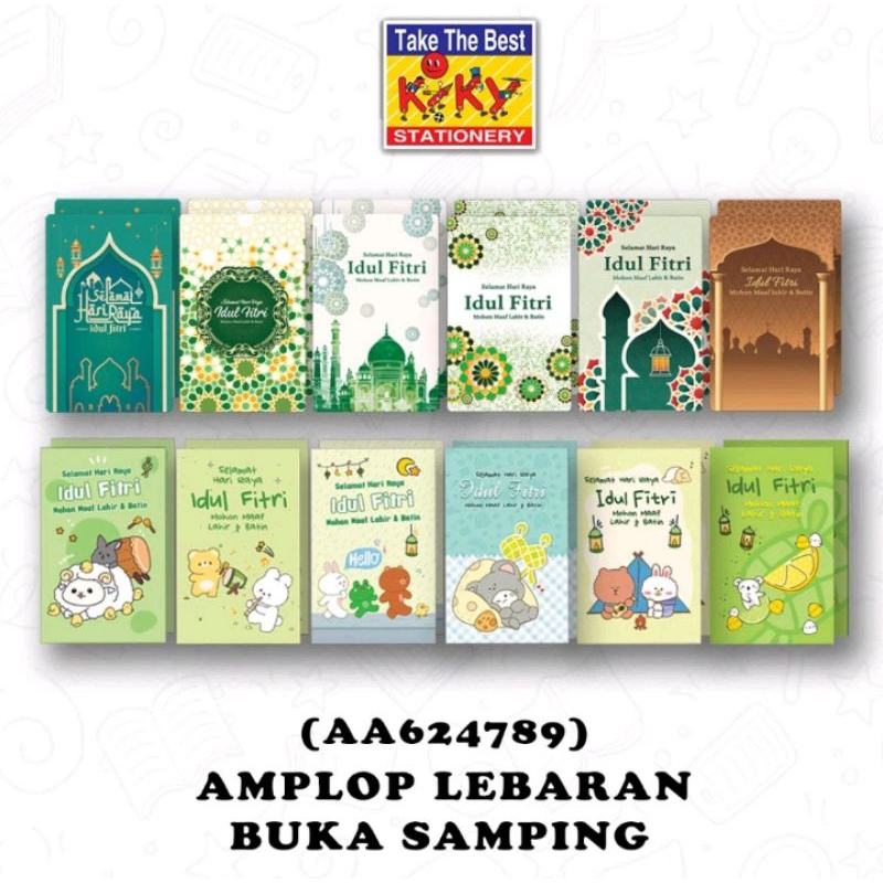 

AMPLOP LEBARAN KIKY ISI 96 PCS(8x12)