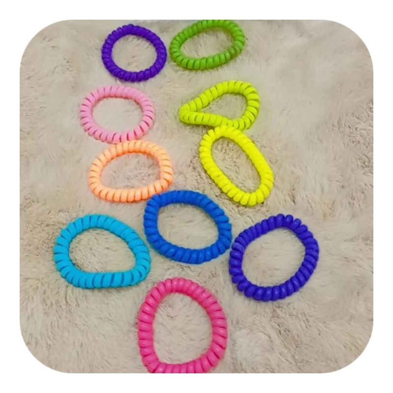 Karet Rambut Spiral besar