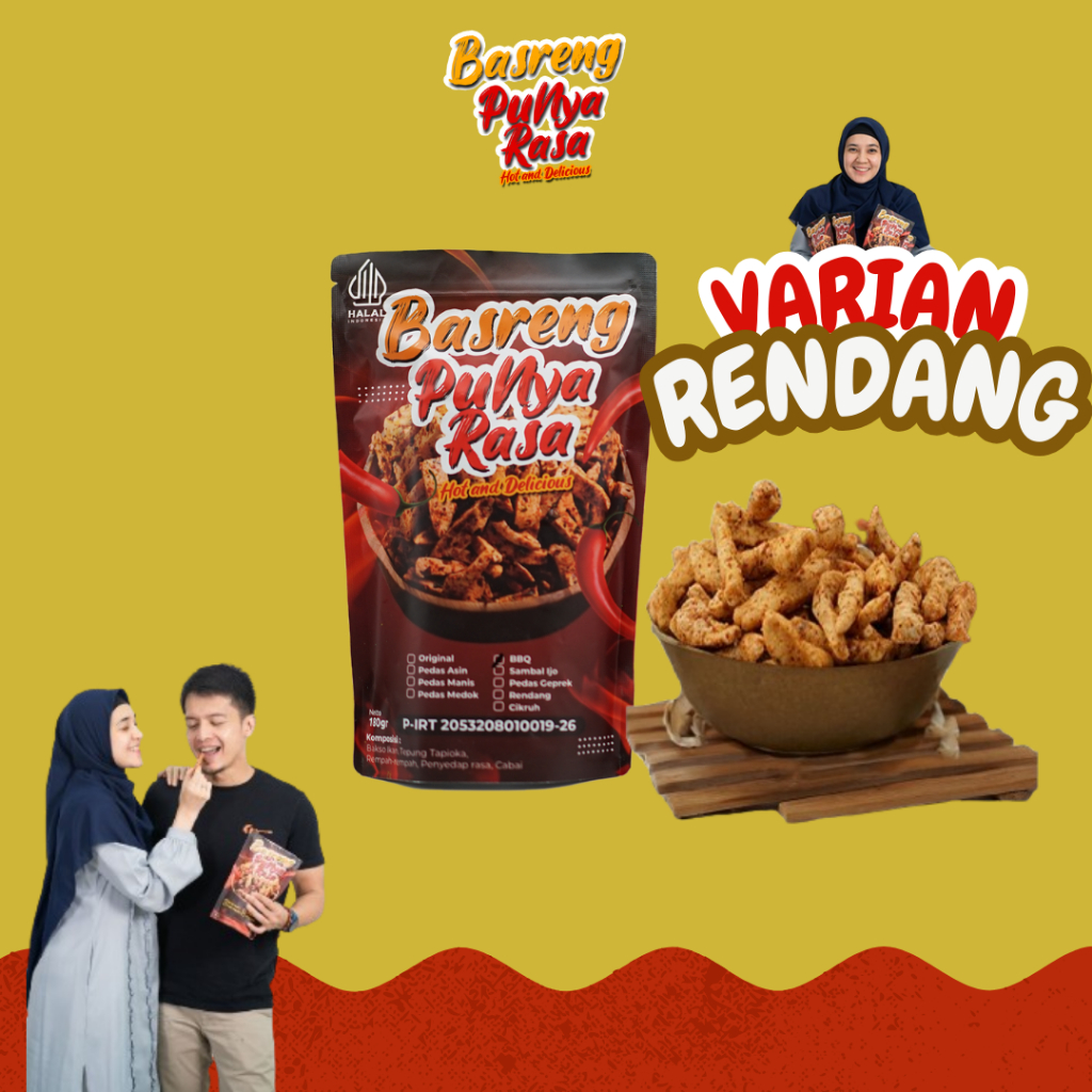 

Basreng Cemilan Viral Rasa Rendang Basreng Punya Rasa