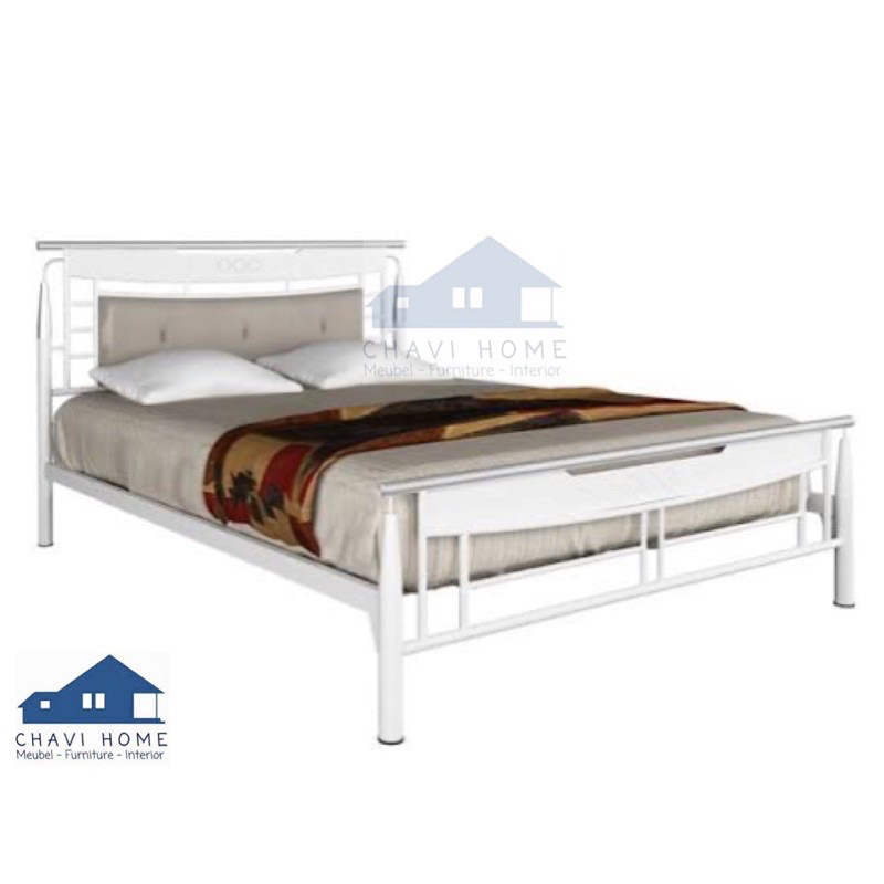 KHUSUS KARGO LUAR SURABAYA Ranjang besi divan besi maldives siantano ukuran 120x200cm