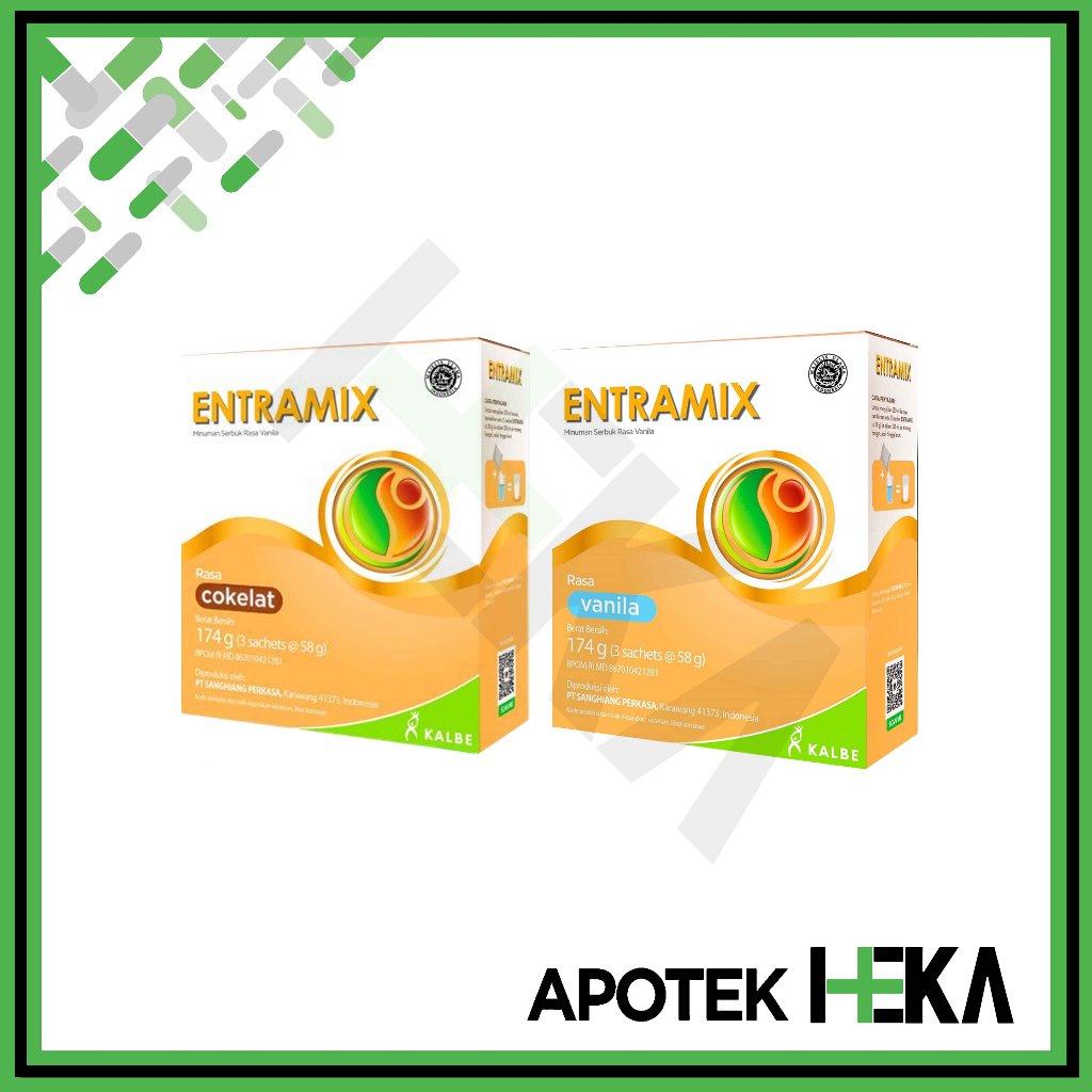 

Entramix Vanila/Coklat 174 gram - Nutrisi Lengkap Dewasa [JAKSEL]