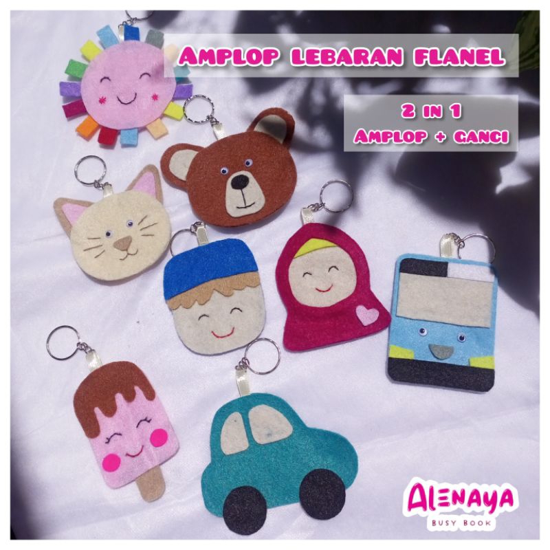 

AMPLOP LEBARAN / AMPLOP LEBARAN KARAKTER / AMPLOP LEBARAN MURAH / AMPLOP KARAKTER FLANEL + GANTUNGAN KUNCI