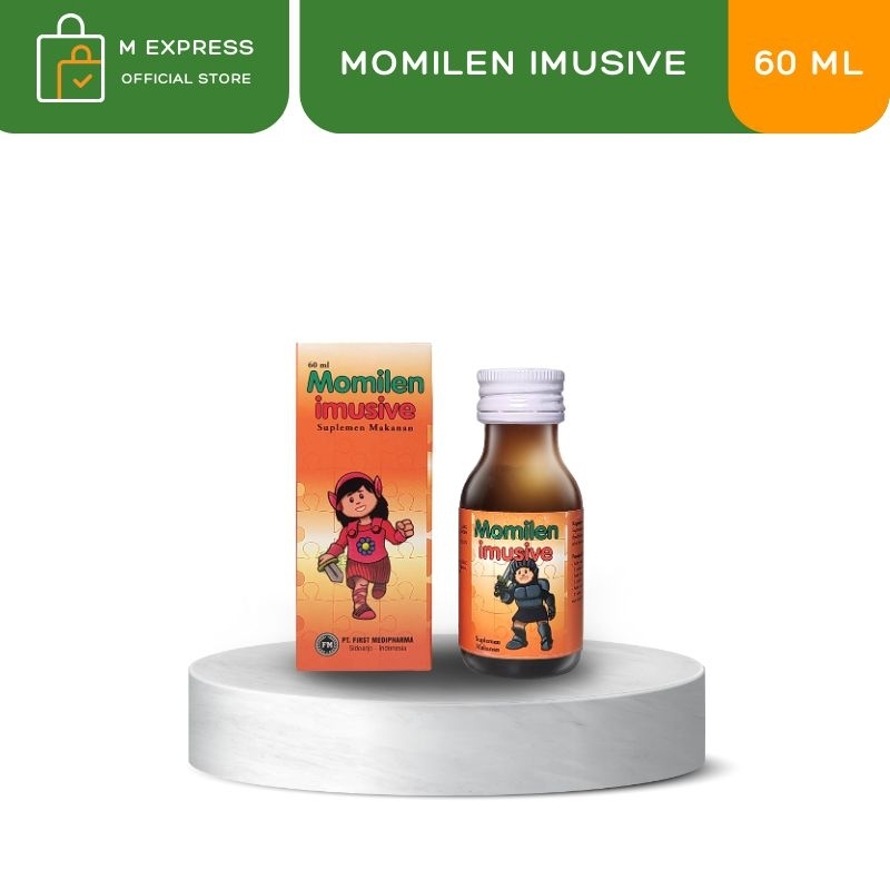 MEGAMART | MOMILEN IMUSIVE - Vitamin C Zinc Daya Tahan Tubuh Anak Sirup 60 ml