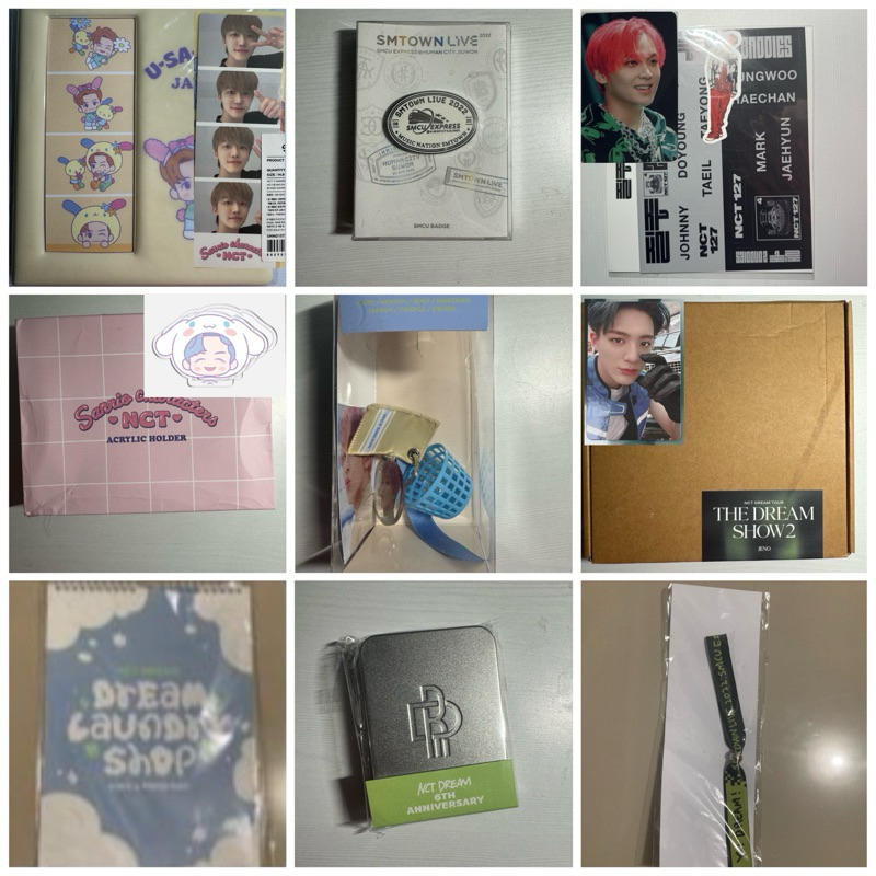 Photocard Collect book kolbuk jaemin sanrio smcu suwon badge sealed haechan 2 baddies luggage sticke