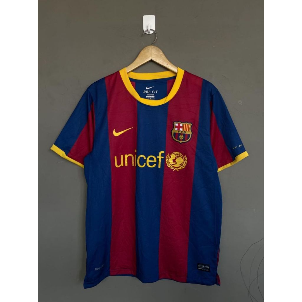 Jersey barcelona 2010-2011 sponsor unicef