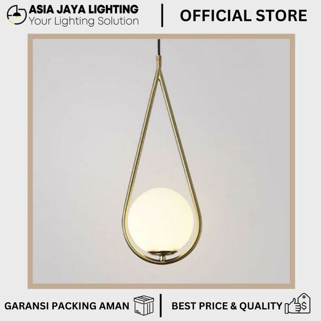 LAMPU GANTUNG PENDANT / LAMPU GANTUNG CABANG 1 / PENDANT LIGHT / LAMPU PENDANT MINIMALIS / LAMPU GAN