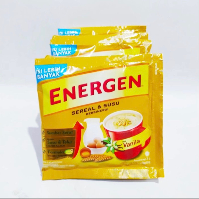 

Energen Sereal rasa vanila 29g 10 Sachet