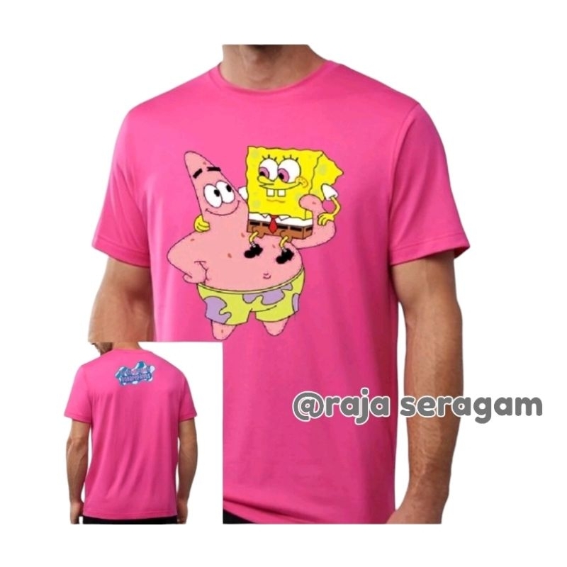 KAOS SPONGEBOB PATRICK - kaos kartun distro