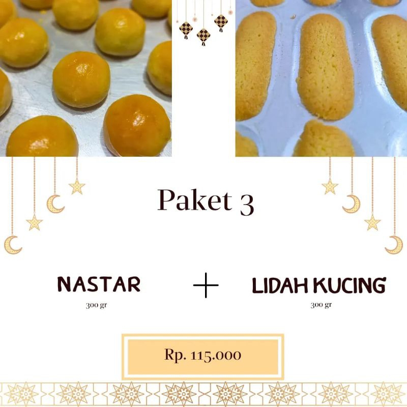 

Hampers Idul Fitri Paket 3 (Nastar & Lidah Kucing)
