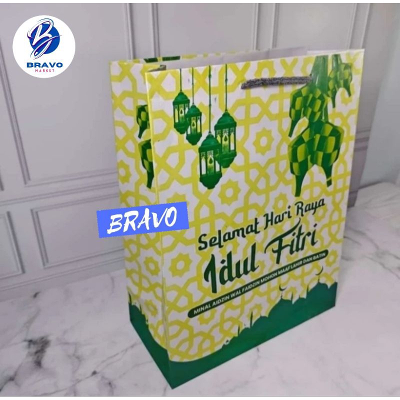 

PAPER BAG IDUL FITRI / PAPER BAG LEBARAN / PAPER BAG SNACK OLEH-OLEH IDUL FITRI