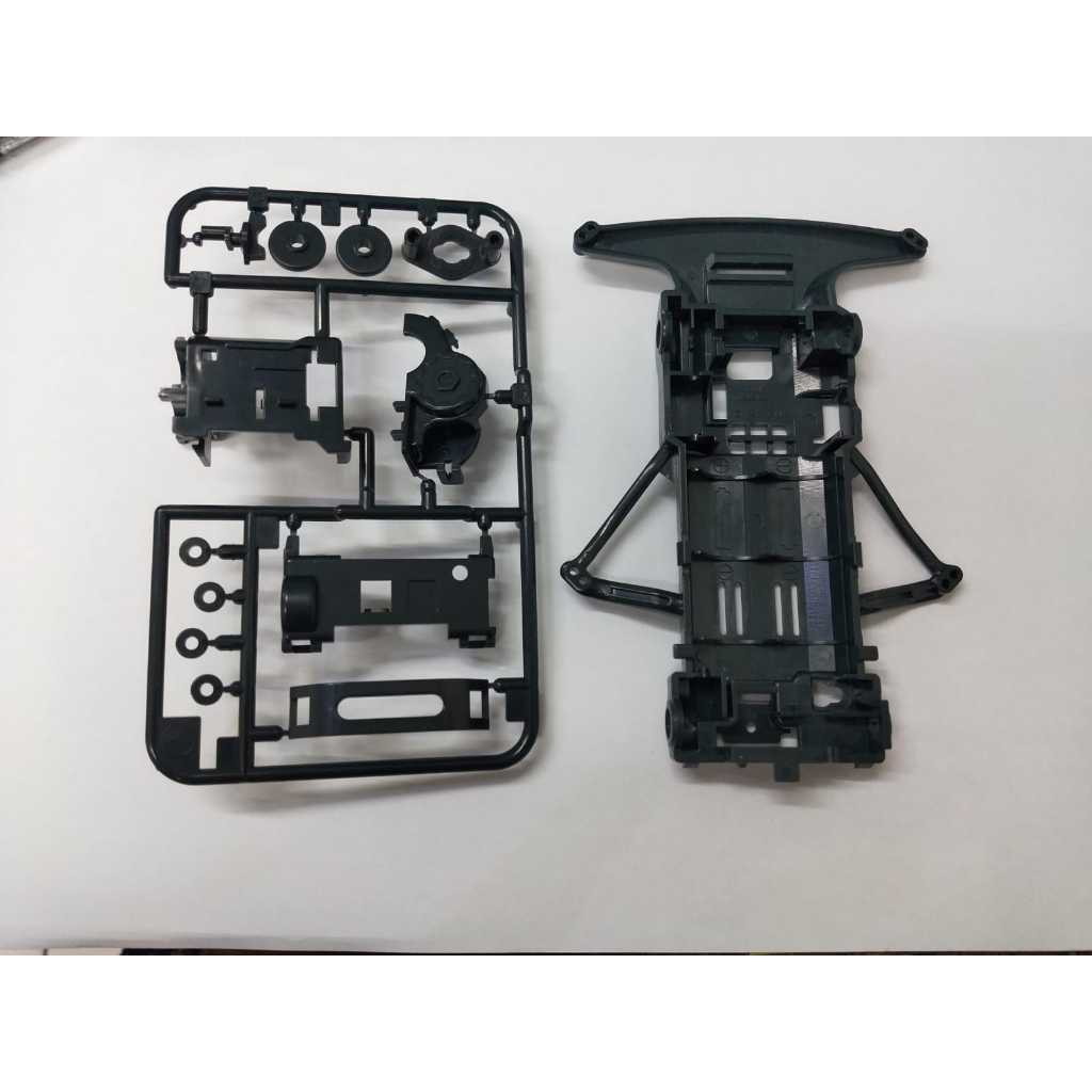 Tamiya Chassis SFM abs + gearbox baru runner original tamiya