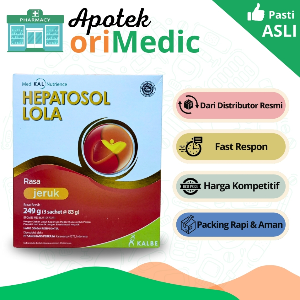 

Hepatosol LOLA Rasa Jeruk 249gr