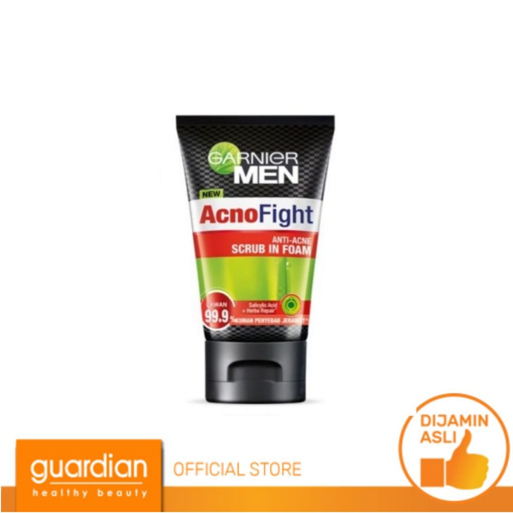 GARNIER MEN Acno Fight Anti-Acne Scrub In Foam Skin Care 100ml