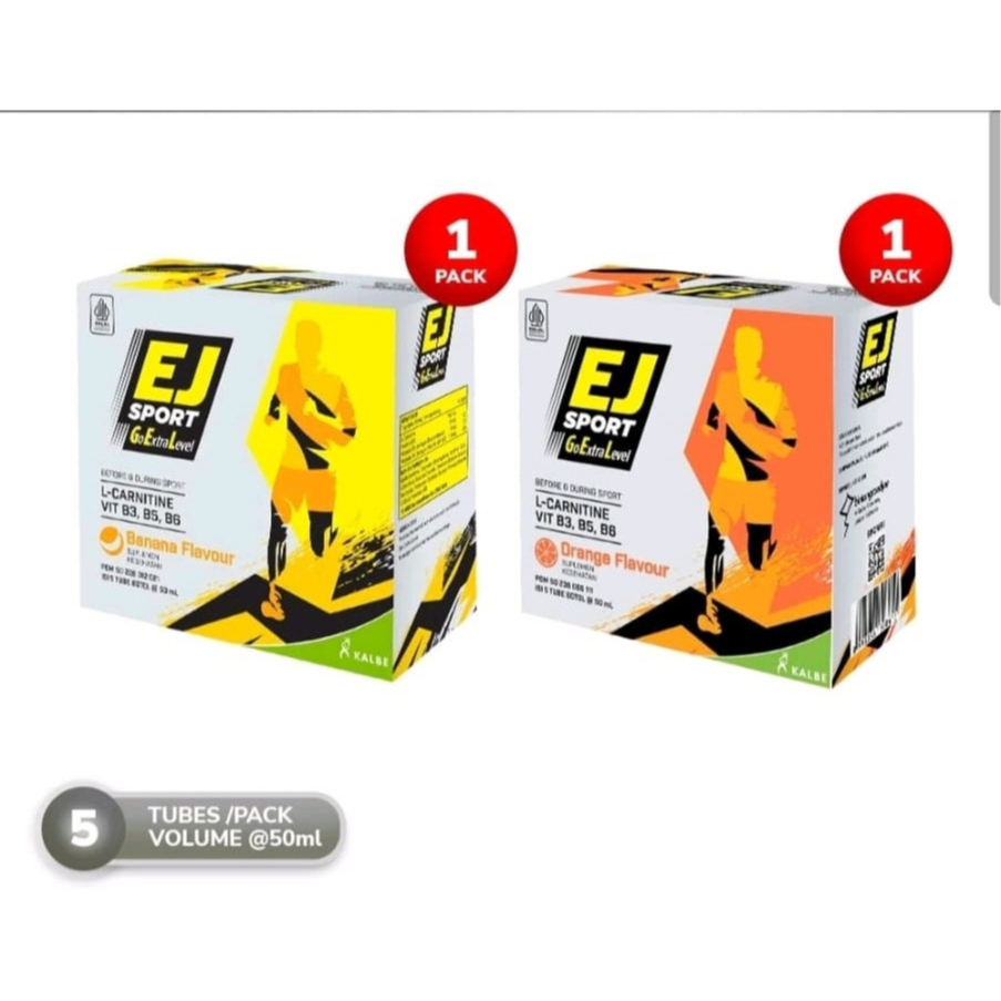 

EJ Extra Joss Sport Energy Minuman Suplemen 50ml x 5 Tube