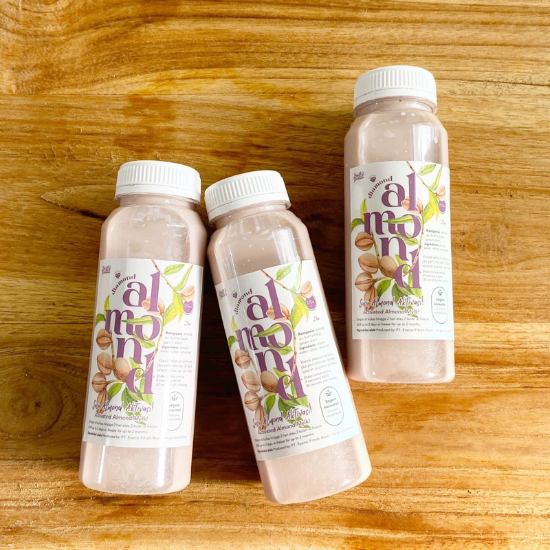 

susu almond aktivasi healthy pallete